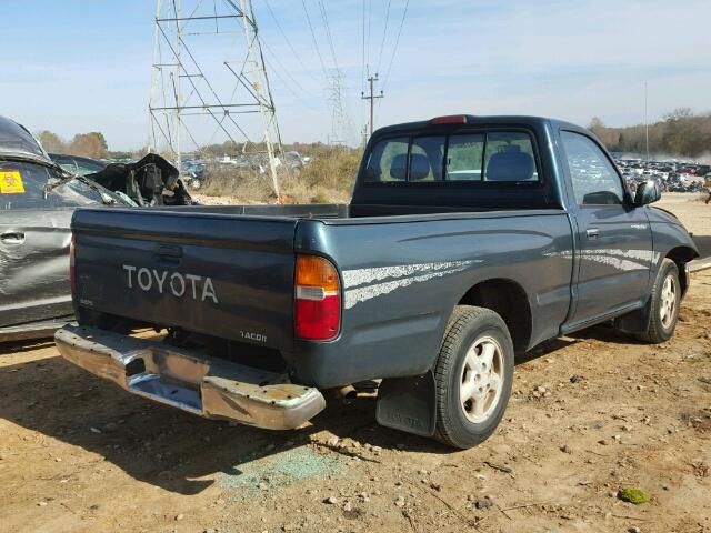 4TAUN41B4SZ024998 - 1995 TOYOTA TACOMA CHARCOAL photo 4