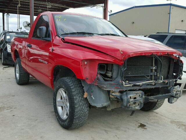 1D7HU16N06J141322 - 2006 DODGE RAM 1500 S RED photo 1