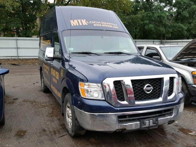 1N6AF0LXXCN110120 - 2012 NISSAN NV 2500 BLUE photo 1