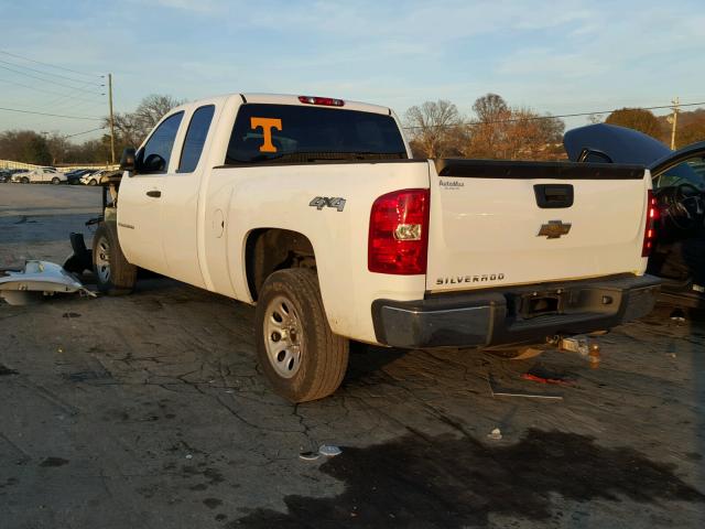 2GCEK19C481114392 - 2008 CHEVROLET SILVERADO WHITE photo 3