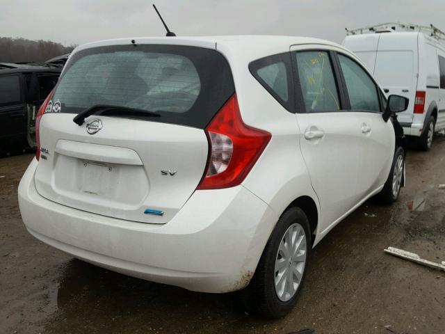 3N1CE2CP9FL367500 - 2015 NISSAN VERSA NOTE WHITE photo 4