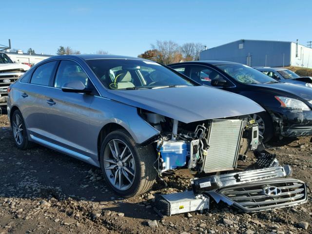 5NPE34AB6HH524160 - 2017 HYUNDAI SONATA SPO SILVER photo 1