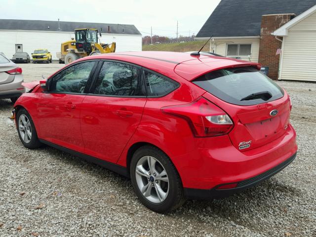 1FADP3K20EL321996 - 2014 FORD FOCUS SE RED photo 3