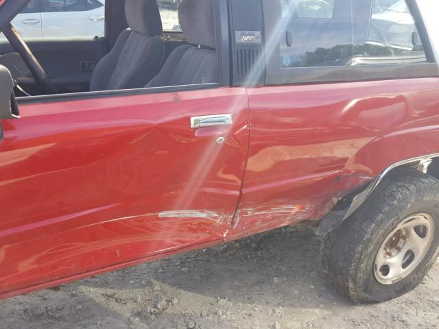 JT3VN66W2J0007219 - 1988 TOYOTA 4RUNNER VN RED photo 9