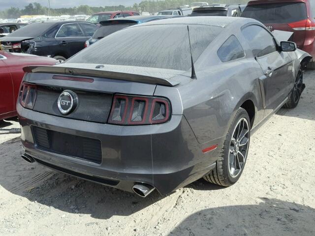 1ZVBP8CF2E5250155 - 2014 FORD MUSTANG GT GRAY photo 4