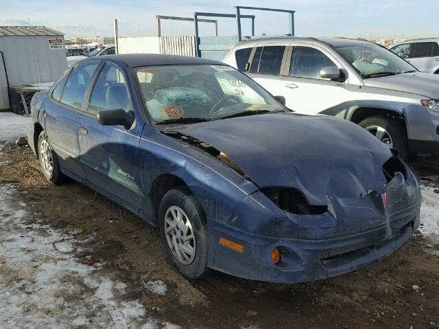 3G2JB52472S132913 - 2002 PONTIAC SUNFIRE SE BLUE photo 1