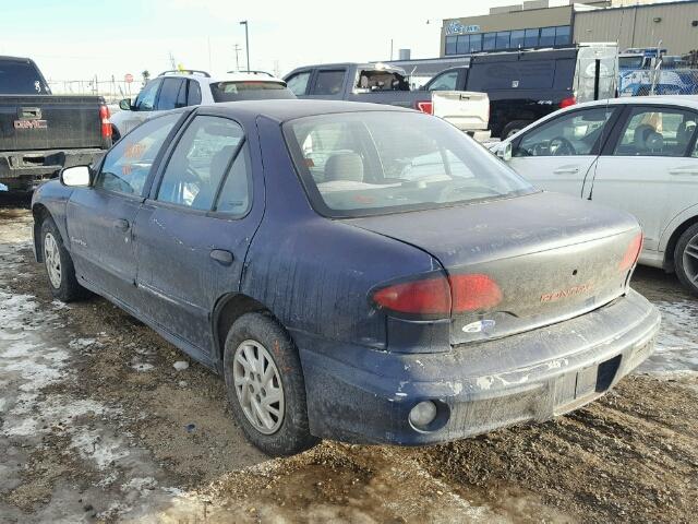 3G2JB52472S132913 - 2002 PONTIAC SUNFIRE SE BLUE photo 3