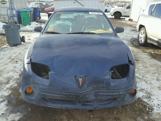 3G2JB52472S132913 - 2002 PONTIAC SUNFIRE SE BLUE photo 9