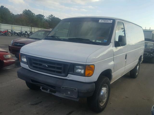 1FTNE24L64HA79186 - 2004 FORD ECONOLINE WHITE photo 2