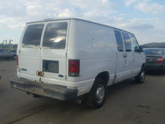 1FTNE24L64HA79186 - 2004 FORD ECONOLINE WHITE photo 4