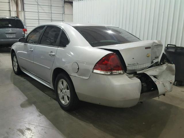 2G1WG5EK8B1124790 - 2011 CHEVROLET IMPALA LT SILVER photo 3