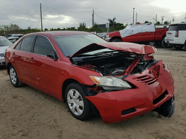 4T1BE46K08U261073 - 2008 TOYOTA CAMRY CE RED photo 1