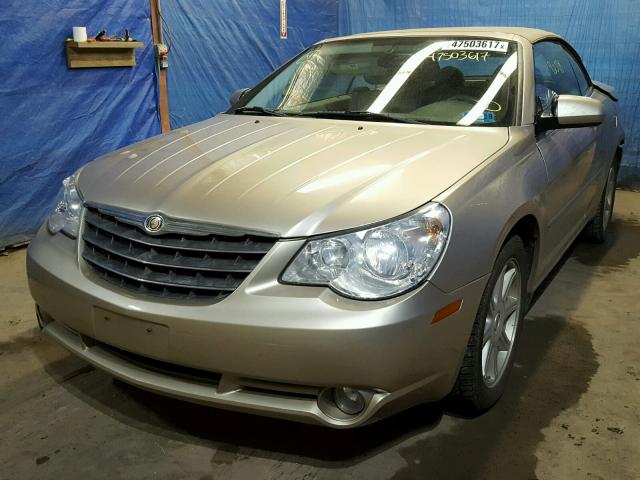 1C3LC55R48N662918 - 2008 CHRYSLER SEBRING TO TAN photo 2