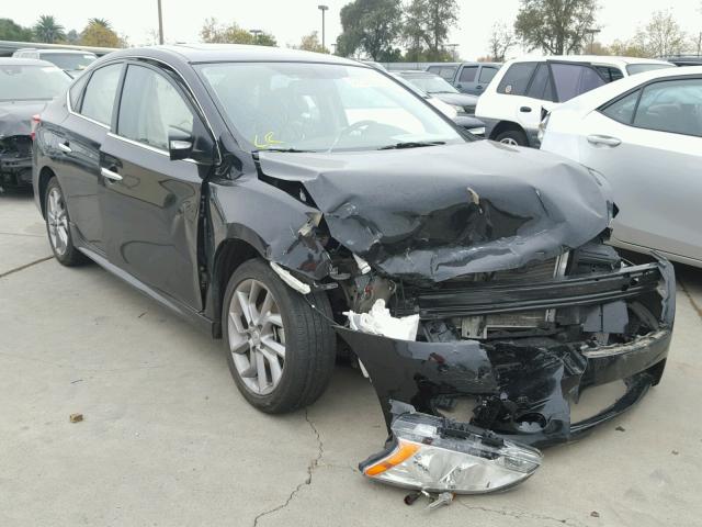 3N1AB7AP2FY356714 - 2015 NISSAN SENTRA S BLACK photo 1