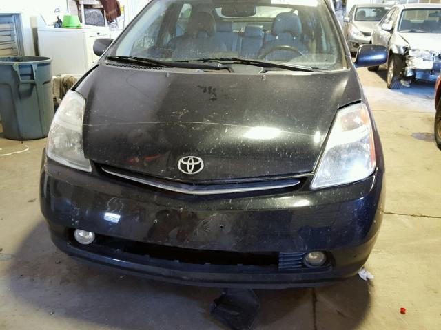 JTDKB20U993530853 - 2009 TOYOTA PRIUS BLACK photo 9