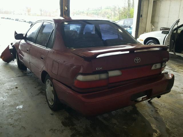 1NXBB02E9TZ429769 - 1996 TOYOTA COROLLA DX MAROON photo 3