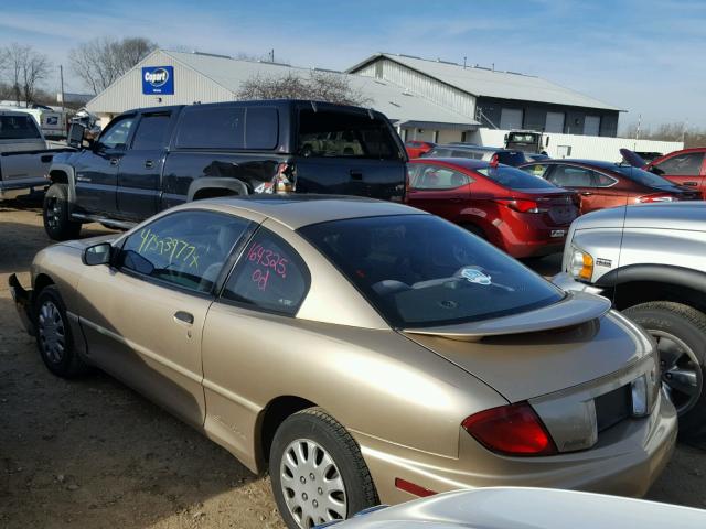 3G2JB12F65S225601 - 2005 PONTIAC SUNFIRE TAN photo 3