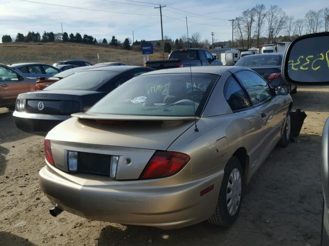 3G2JB12F65S225601 - 2005 PONTIAC SUNFIRE TAN photo 4