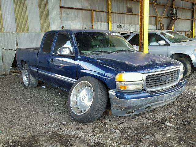 2GTEC19T0Y1140436 - 2000 GMC NEW SIERRA BLUE photo 1