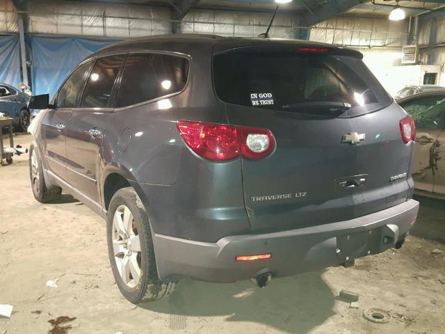 1GNER33D89S132153 - 2009 CHEVROLET TRAVERSE L CHARCOAL photo 3