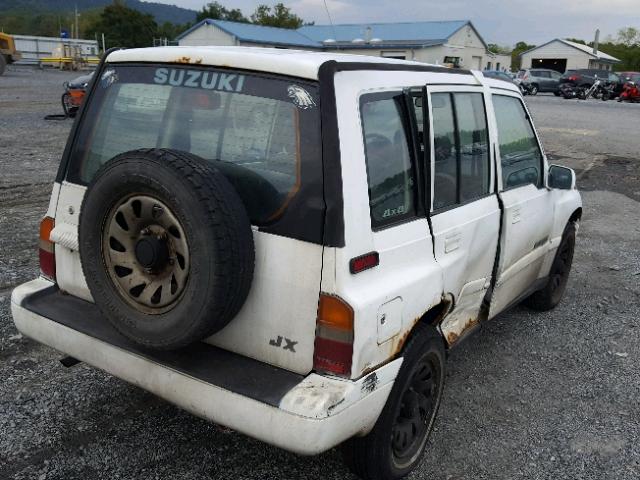 2S3TD03V5T6410587 - 1996 SUZUKI SIDEKICK J WHITE photo 4