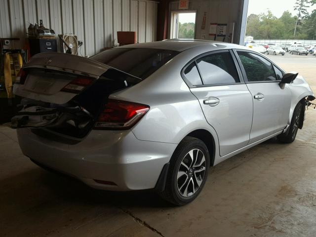 19XFB2F83EE021744 - 2014 HONDA CIVIC EX SILVER photo 4