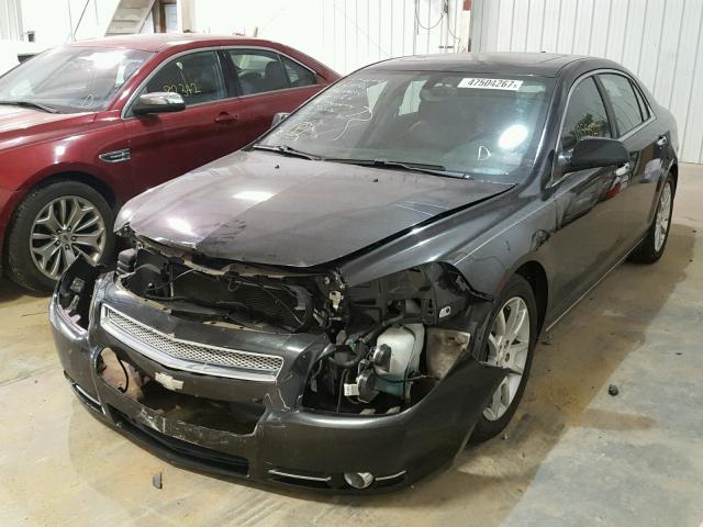 1G1ZE5E00CF177205 - 2012 CHEVROLET MALIBU LTZ 黑色 照片 2