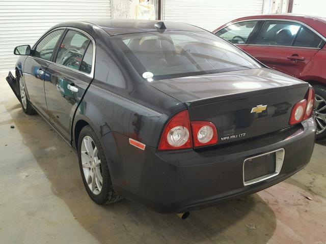 1G1ZE5E00CF177205 - 2012 CHEVROLET MALIBU LTZ 黑色 照片 3
