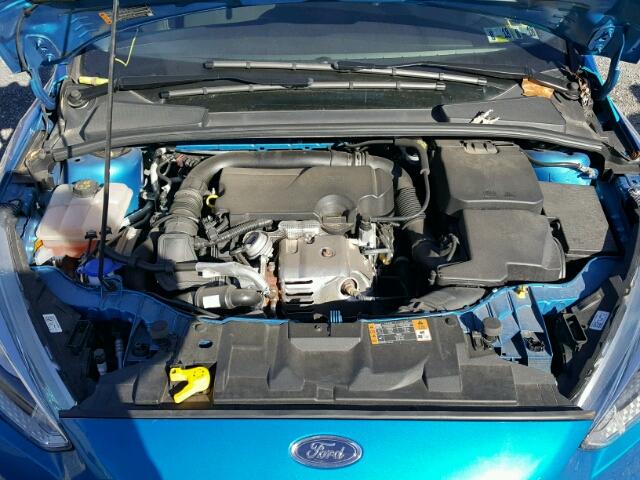 1FADP3FE2FL237992 - 2015 FORD FOCUS SE BLUE photo 7