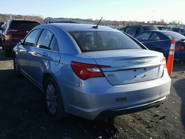 1C3CCBBG7EN114263 - 2014 CHRYSLER 200 TOURIN BLUE photo 3