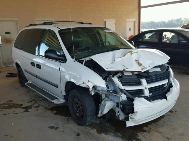 1D4GP24R65B123556 - 2005 DODGE GRAND CARA WHITE photo 1