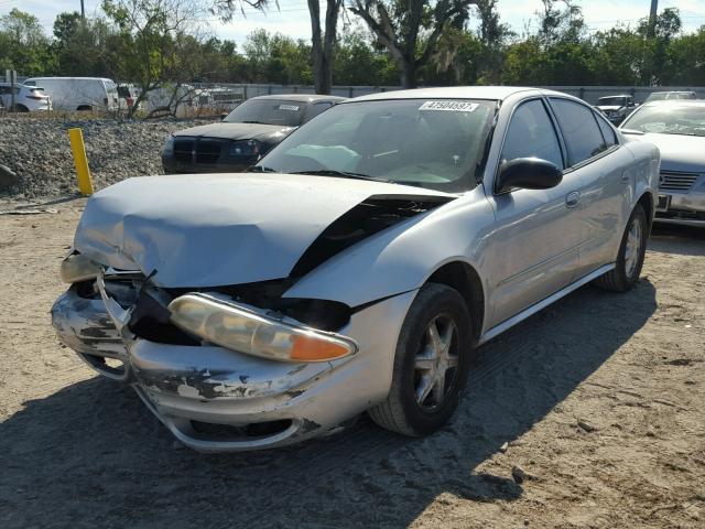 1G3NL52F04C104553 - 2004 OLDSMOBILE ALERO GL SILVER photo 2