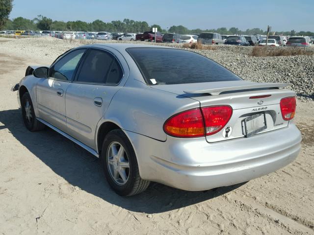 1G3NL52F04C104553 - 2004 OLDSMOBILE ALERO GL SILVER photo 3