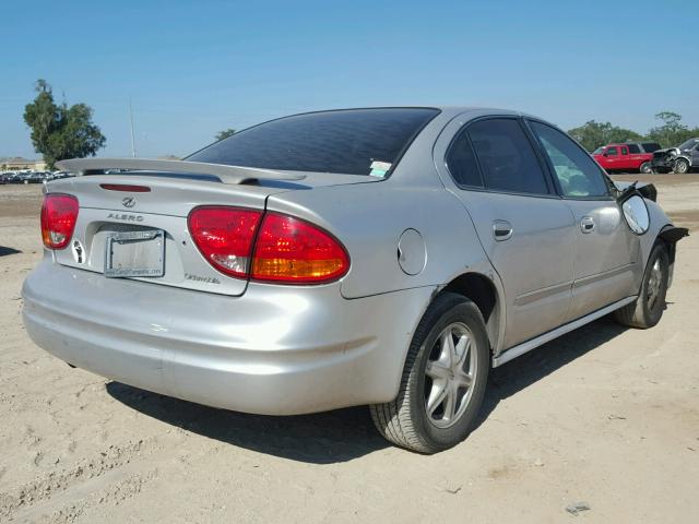 1G3NL52F04C104553 - 2004 OLDSMOBILE ALERO GL SILVER photo 4