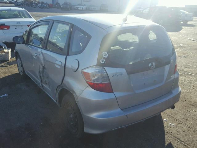 JHMGE8H39CC032282 - 2012 HONDA FIT SILVER photo 3