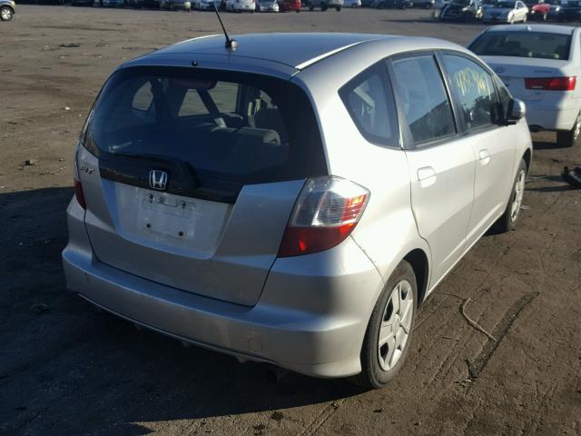 JHMGE8H39CC032282 - 2012 HONDA FIT SILVER photo 4