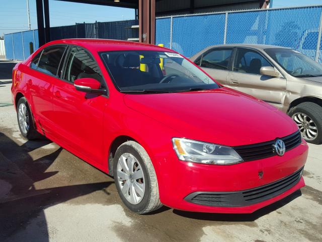 3VWDX7AJ4CM469653 - 2012 VOLKSWAGEN JETTA SE RED photo 1