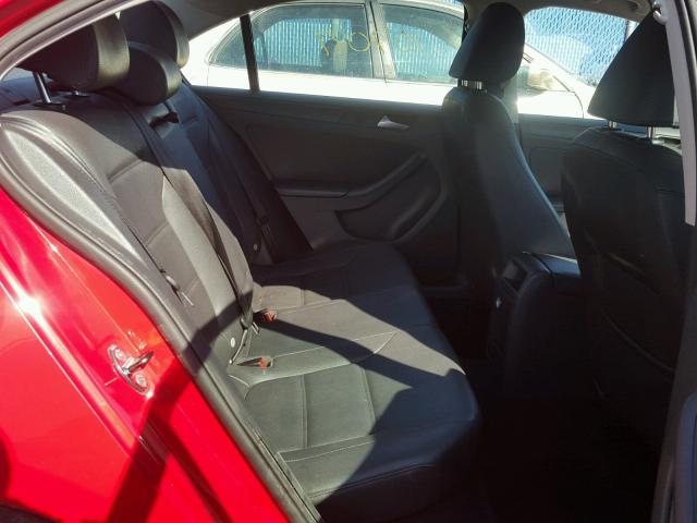 3VWDX7AJ4CM469653 - 2012 VOLKSWAGEN JETTA SE 红色 照片 6