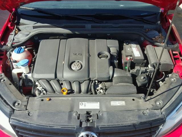3VWDX7AJ4CM469653 - 2012 VOLKSWAGEN JETTA SE 红色 照片 7