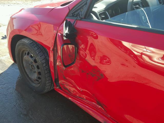 3VWDX7AJ4CM469653 - 2012 VOLKSWAGEN JETTA SE 红色 照片 9