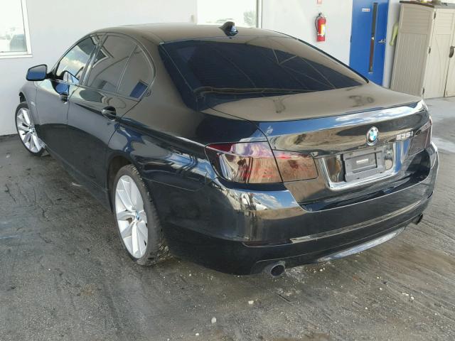 WBAFR7C55BC266063 - 2011 BMW 535 I BLACK photo 3