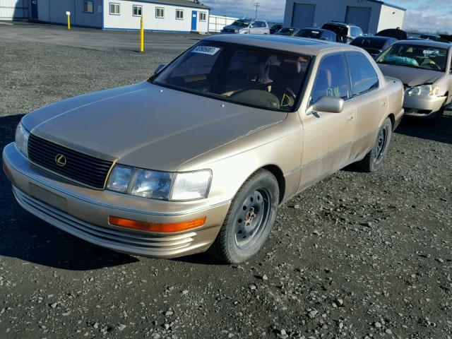 JT8UF11E2P0167033 - 1993 LEXUS LS 400 GOLD photo 2