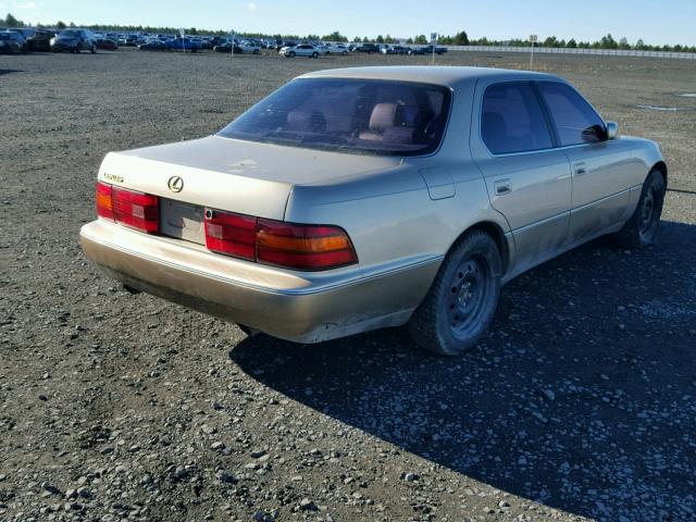 JT8UF11E2P0167033 - 1993 LEXUS LS 400 GOLD photo 4