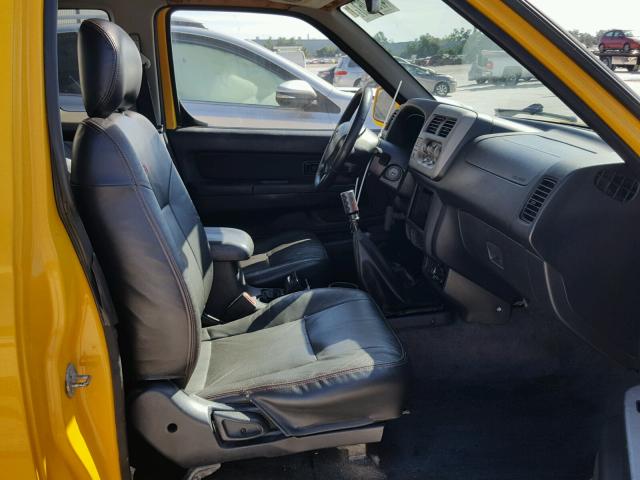 1N6MD26Y51C375040 - 2001 NISSAN FRONTIER K YELLOW photo 5