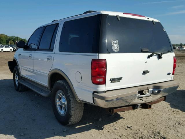 1FMPU18LX2LA65748 - 2002 FORD EXPEDITION WHITE photo 3