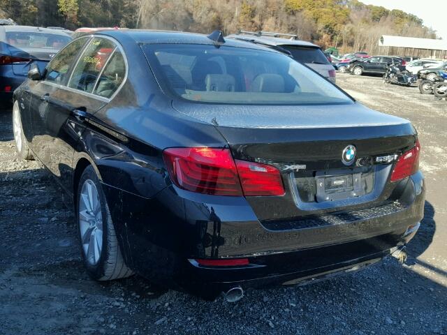 WBA5B3C54GG254334 - 2016 BMW 535 XI BLACK photo 3