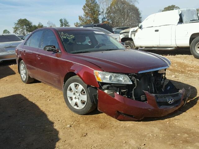 5NPET46C87H278678 - 2007 HYUNDAI SONATA GLS BURGUNDY photo 1