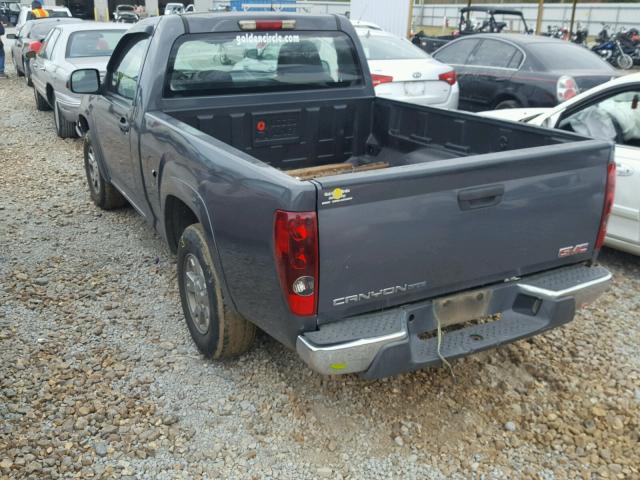 1GTCS149388124816 - 2008 GMC CANYON GRAY photo 3