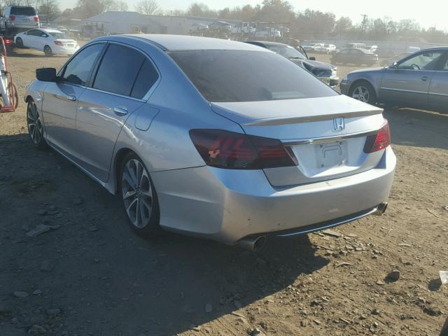 1HGCR2F51FA139544 - 2015 HONDA ACCORD SPO SILVER photo 3