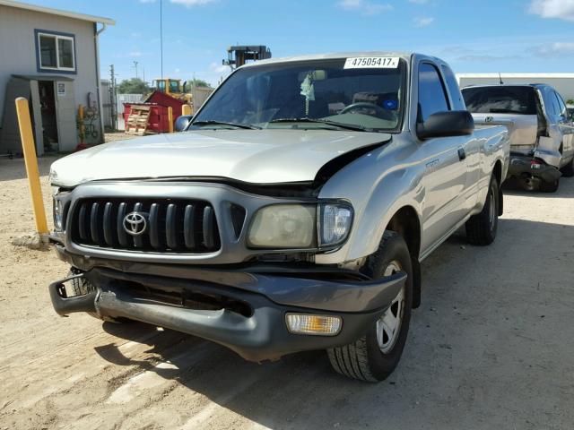 5TEVL52N13Z295391 - 2003 TOYOTA TACOMA XTR SILVER photo 2